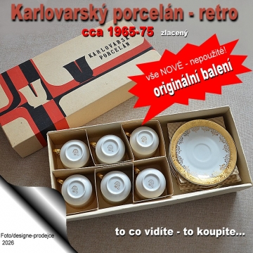 Retro čaj./káv. souprava...