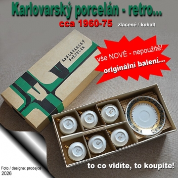 Retro čaj./káv. souprava...